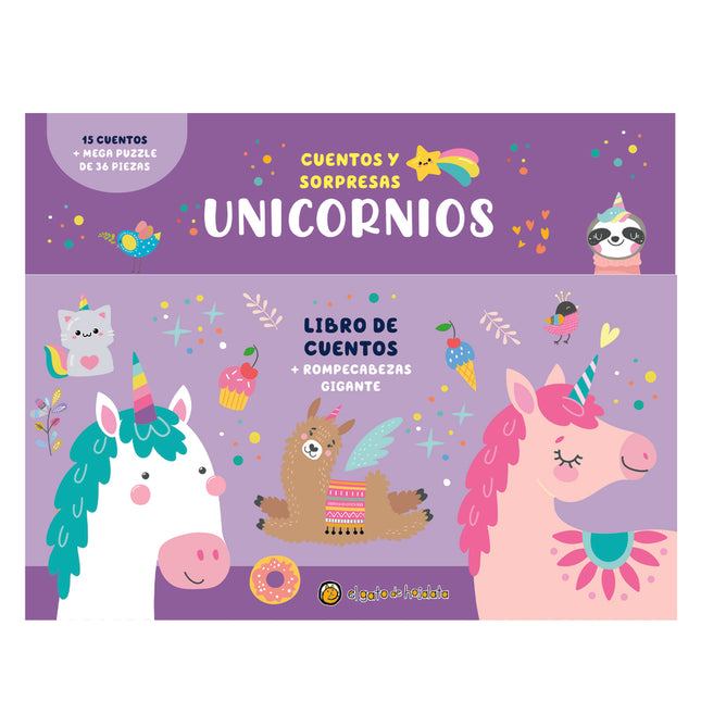 Unicornios (caja Con Libro+puzle) ('cuentos Y Sorpresas')