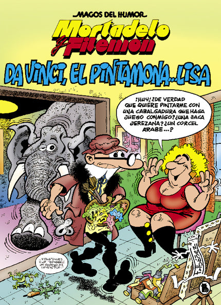 Libro Da Vinci, El Pintamona... Lisa: Número 198 de la colección «Magos del humor». íMortadelo se convierte en Leonardo da Vinci, en el quinto centenario de la muerte del genial artista!