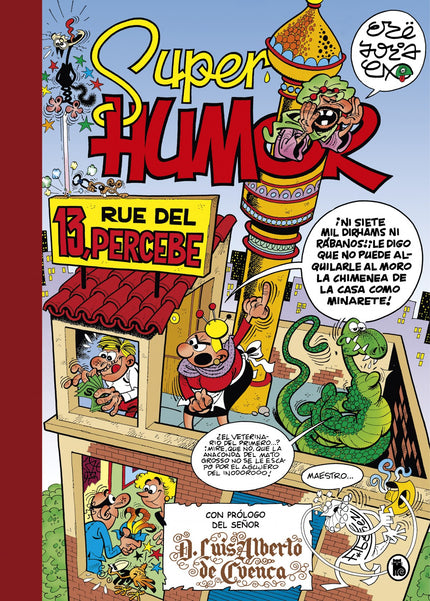 Libro 13, Rúe Del Percebe (súper Humor Mortadelo 35): Número 35 de la colección «Súper Humor» de Mortadelo y Filemón. Este álbum contiene una selección de páginas de la historieta 13 Rue del Percebe.