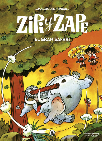 Libro Zipi Y Zape. El Gran Safari (magos Del Humor 18): Número 18 de la colección «Magos del Humor». La familia Zapatilla hará un fantástico safari en África En la aventura El gran safari, toda la familia Zapatilla viajará hacia África porque han recibido un encargo del Zoo de la ciudad para capturar animales salvajes.