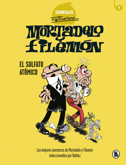 Libro Mortadelo Y Filemón. El Sulfato Atómico (esenciales Ibáñez 1): El sulfato atómico, una obra maestra indiscutible de Francisco Ibáñez. En 1969, debido al éxito creciente de la serie Mortadelo y Filemón, la editorial Bruguera encargó a Ibáñez la primera aventura larga de los famosos agentes.