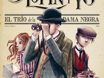 Libro El Trio De La Dama Negra: Verano de 1870, Sherlock Holmes, Arsène Lupin e Irene Adler se conocen en Saint-Malo. Lo