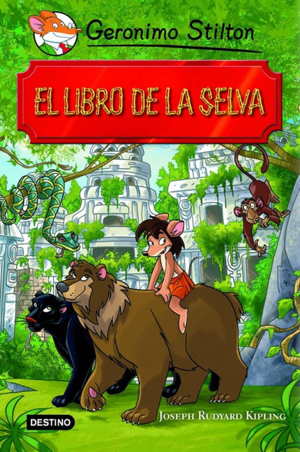 Libro El Libro De La Selva: Todo empezó con una fuga durante la noche? Salvado de las garras de Shere Khan, un tigre ton