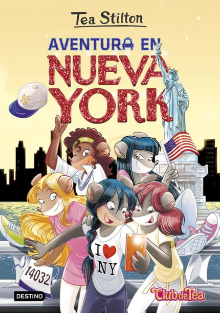 Libro Aventura En Nueva York: El club de Tea vuela a Nueva York, donde hacen nuevos amigos, Nicky participa en la marató