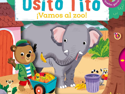 Libro ¡vamos Al Zoo!: En el zoo hay mucho que hacer. íAyuda a Tito a dar de comer a los animales yacompáñalo en este div