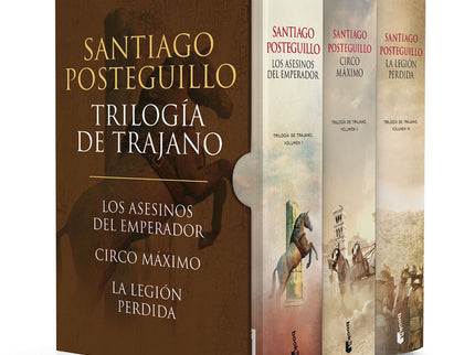 Libro Estuche Trilogia De Trajano: Los asesinos del emperador:18 de septiembre del año 96 d. C.