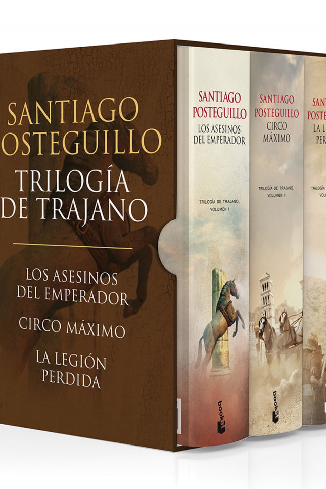 Libro Estuche Trilogia De Trajano: Los asesinos del emperador:18 de septiembre del año 96 d. C.