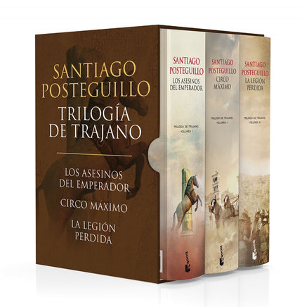 Libro Estuche Trilogia De Trajano: Los asesinos del emperador:18 de septiembre del año 96 d. C.