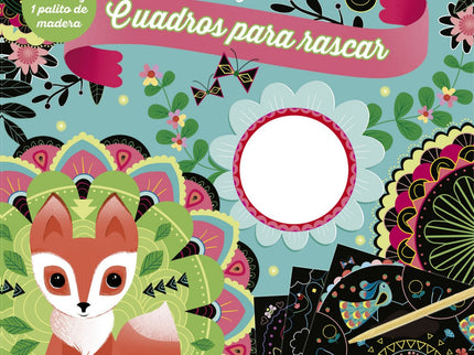 Libro Mandalas: 10 cuadros para rascar y 1 palito de madera. íCrea 10 cuadros ma?gicos!