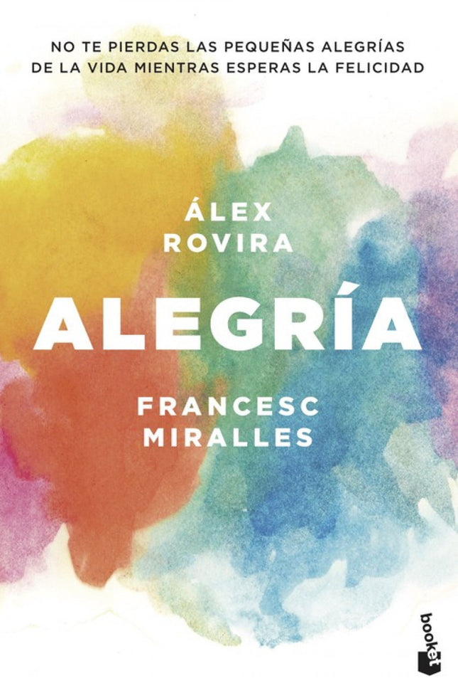 Libro Alegría: Muchas personas se pierden las pequeñas alegrías esperando encontrar la gran felicidad. Mitad género narrativo, mitad género de autoayuda, este libro descubrirá al lector, mediante capítulos cortos a modo de cartas, cómo centrarse en aquello que es realmente importante en la vida y cómo superar la adversidad y la tristeza.
