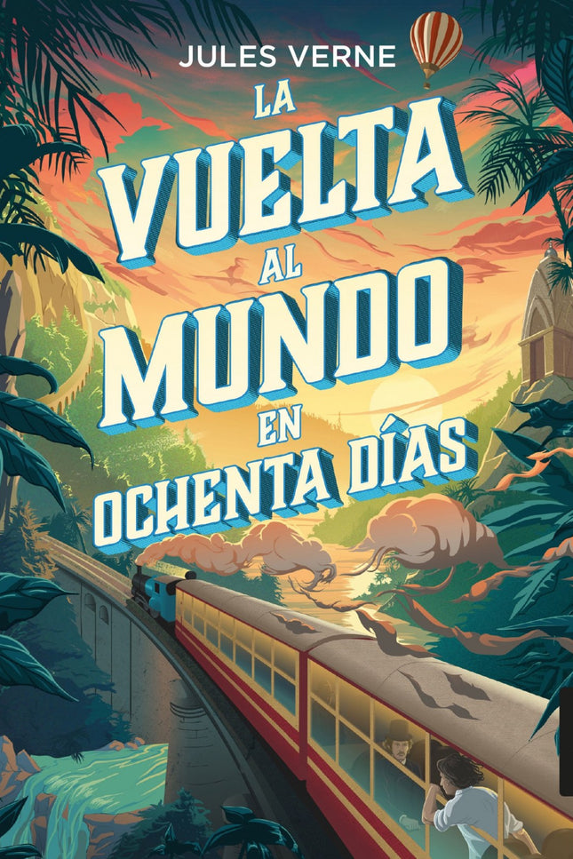 Libro La Vuelta Al Mundo En Ochenta Días: Jean Passepartout, tras una ajetreada vida y variopintos trabajos, llega al número 7 de Saville-row, creyendo encontrar el ansiado sosiego en una casa respetable. Phileas Fogg, parece la persona adecuada a la que servir: puntual en exceso, hermético, de costumbres y de carácter moderado.