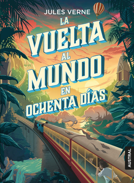 Libro La Vuelta Al Mundo En Ochenta Días: Jean Passepartout, tras una ajetreada vida y variopintos trabajos, llega al número 7 de Saville-row, creyendo encontrar el ansiado sosiego en una casa respetable. Phileas Fogg, parece la persona adecuada a la que servir: puntual en exceso, hermético, de costumbres y de carácter moderado.