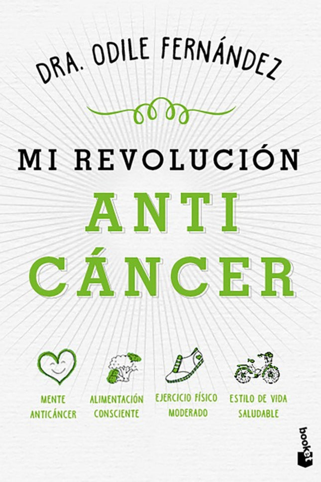 Libro Mi Revolución Anticáncer: Este libro va a quitarle el estigma negativo a la palabra cáncer: cáncer no es igual a muerte, dolor o sufrimiento. Este libro va a dar esperanza: por eso tiene una cara amable y positiva que va a hacer que a las personas que lo lean les salga una sonrisa desde el primer minuto.
