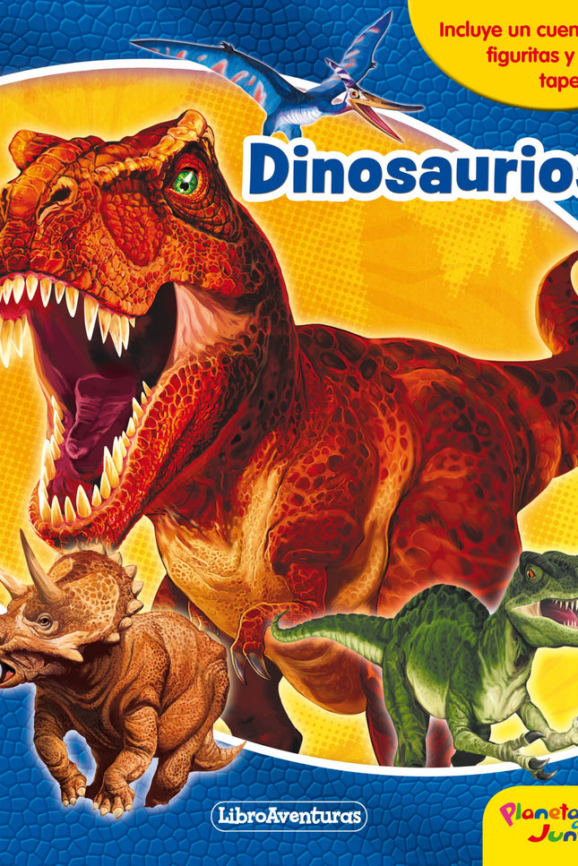 Libro Dinosaurios. Libroaventuras: ¡Explora el universo de las diferentes especies de dinosaurios con LibroAven- turas! Lee las historias y divie?rtete con las figuritas y el tapete gigante.