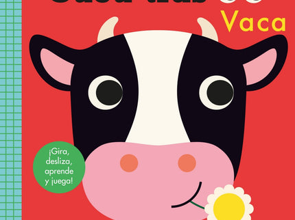 Libro Cucú-tras. Vaca: Los ma?s pequen?os jugara?n al cucu?-tras con los mecanismos de este divertido libro repleto de animales de la granja. Libros de cartone?