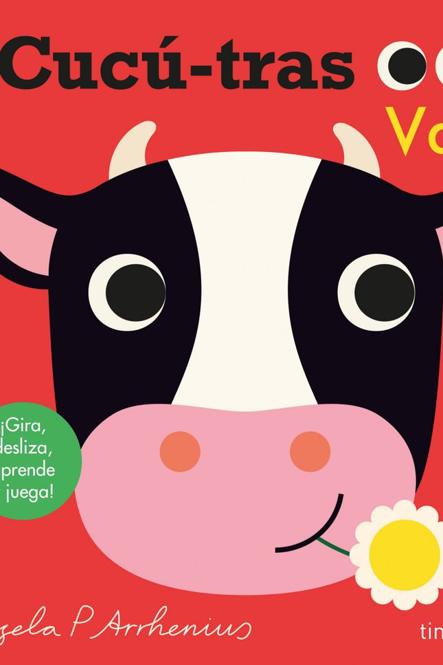 Libro Cucú-tras. Vaca: Los ma?s pequen?os jugara?n al cucu?-tras con los mecanismos de este divertido libro repleto de animales de la granja. Libros de cartone?
