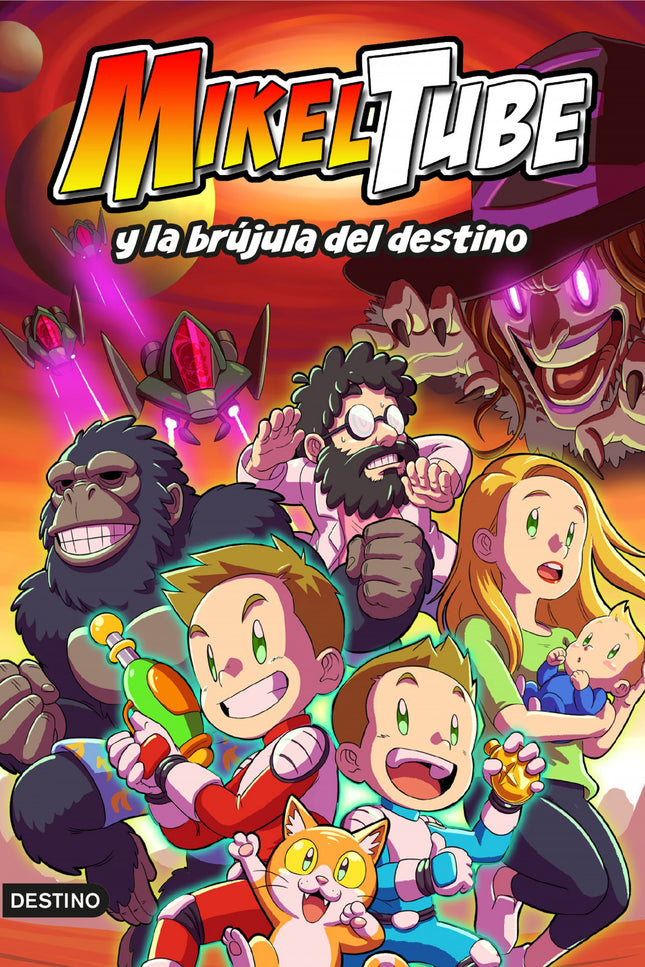 Libro Mikeltube 1. Mikeltube Y La Brújula Del Destino: Es el último día de cole antes de las vacaciones de verano. Mikel y Leo cuentan las horas para que acaben las clases, ¡pero lo que no saben es que están a punto de enfrentarse a una de las mayores aventuras de su vida!