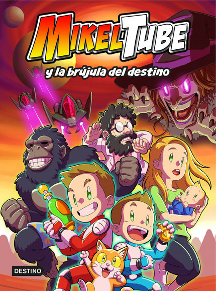Libro Mikeltube 1. Mikeltube Y La Brújula Del Destino: Es el último día de cole antes de las vacaciones de verano. Mikel y Leo cuentan las horas para que acaben las clases, ¡pero lo que no saben es que están a punto de enfrentarse a una de las mayores aventuras de su vida!