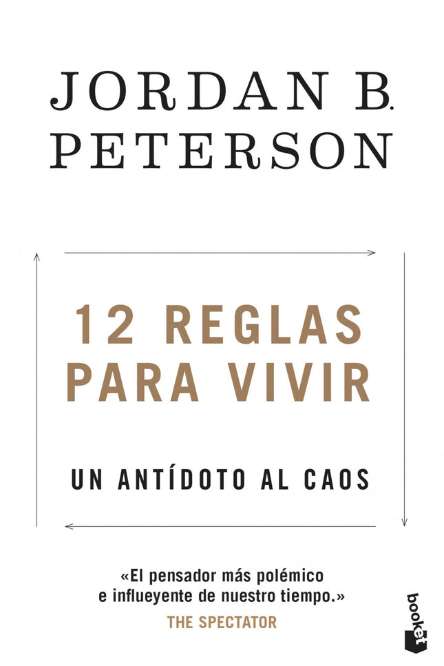 Libro 12 Reglas Para Vivir: ¿Cuáles son las reglas esenciales para vivir que todos deberíamos conocer? Regla n.° 1: mantente erguido con los hombros hacia atrás?, como las langostas;regla n.° 8: di la verdad, o por lo menos no mientas;regla n.° 11: no molestes a los niños cuando montan en monopatín;regla n.° 12: cuando te encuentres un gato por la calle, acarícialo.