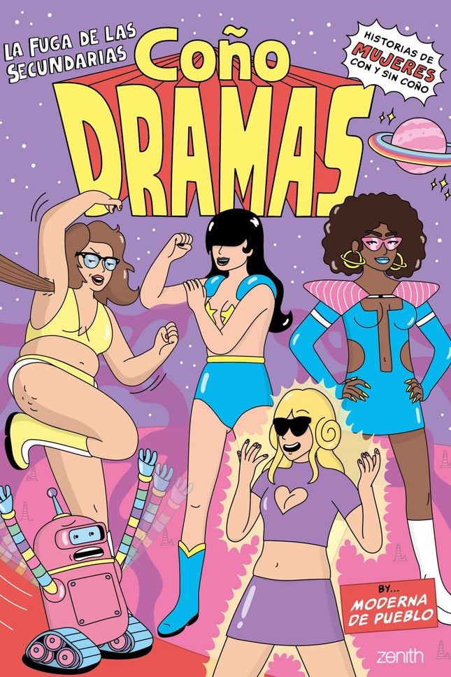 Libro Coñodramas: ¡Cuidado! Este libro atufa a feminismo y encima solo habla de cosas de chicas.