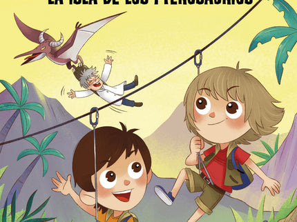 Libro Las Aventuras De Dani Y Evan. La Isla De Los Pterosaurios: ¡Vuelven las aventuras de Dani y Evan! Ha aparecido una misteriosa isla en el Santuario de los Dinosaurios y los dos hermanos regresarán con el Profesor Bizcoché para explorarla.