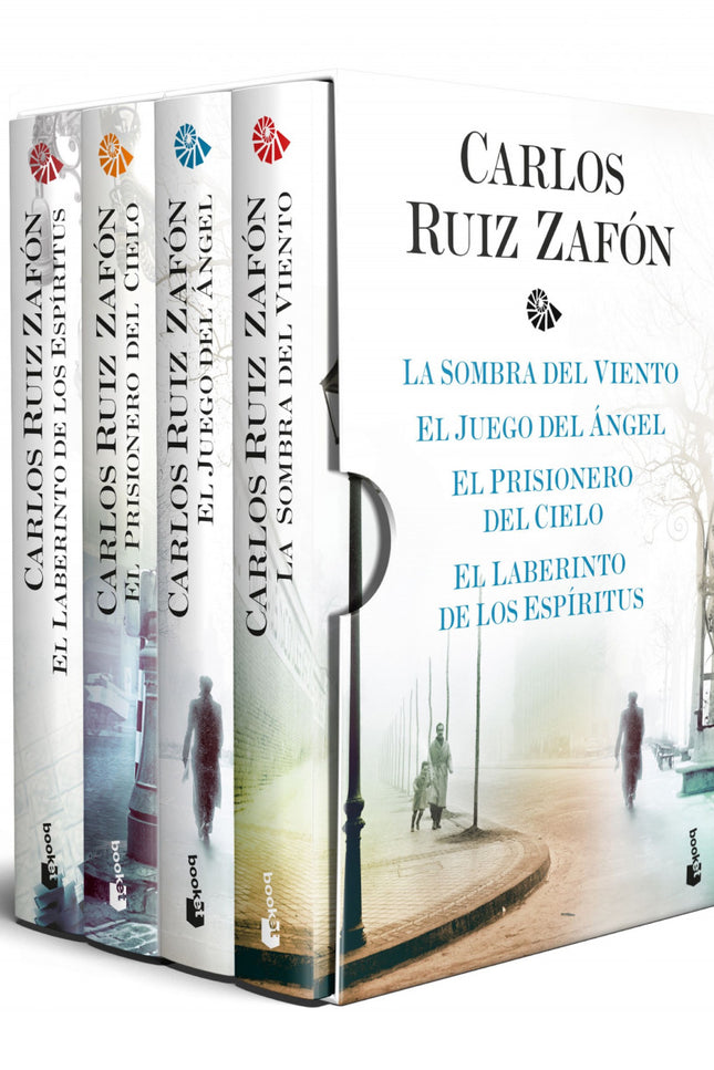 Libro Estuche Tetralogía La Sombra Del Viento: La exitosa tetralogía El Cementerio de los libros olvidados recopilada en un estuche de lujo. La Sombra del Viento: «Todavía recuerdo aquel amanecer en queámi padre me llevó por primera vez a visitaráel Cementerio de los Libros Olvidados.» Un amanecer de 1945, un muchacho es conducido por suápadre a un misterioso lugar oculto en el corazón de laáciudad vieja: el Cementerio de los Libros Olvidados.