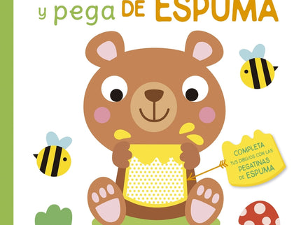Pinta Y Pega Con Pegatinas De Espuma. Verde