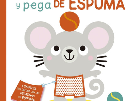 Pinta Y Pega Con Pegatinas De Espuma. Rojo