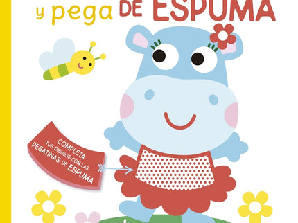 Pinta Y Pega Con Pegatinas De Espuma. Amarillo