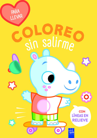 COLOREO SIN SALIRME-PARA LLEVAR. RINOCERONTE - YOYO - RUSTICA