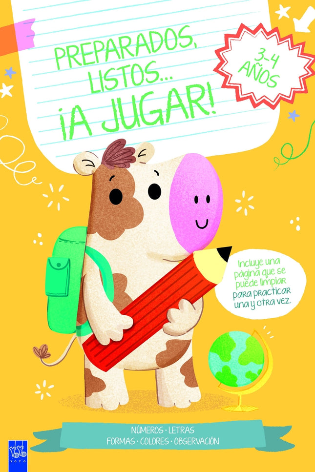 Preparados, Listos... ¡a Jugar! 3-4 Años Naranja