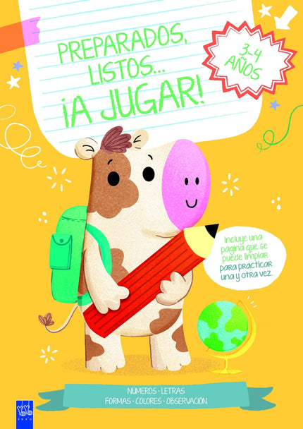 Preparados, Listos... ¡a Jugar! 3-4 Años Naranja