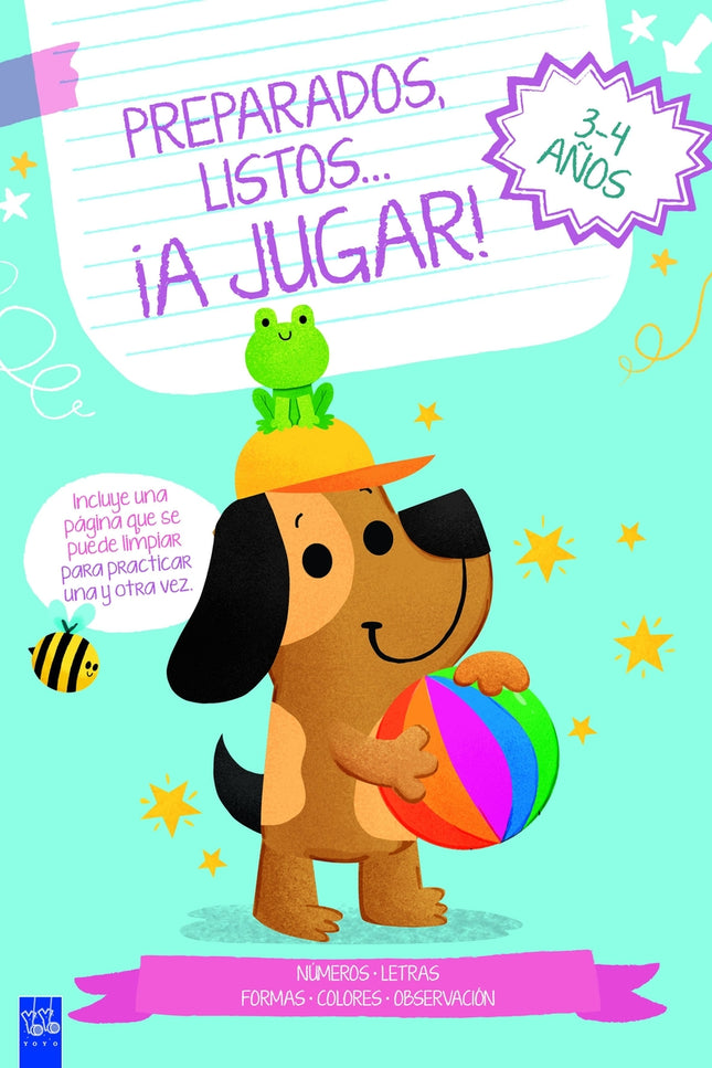 Preparados, Listos... ¡a Jugar! 3-4 Años Azul
