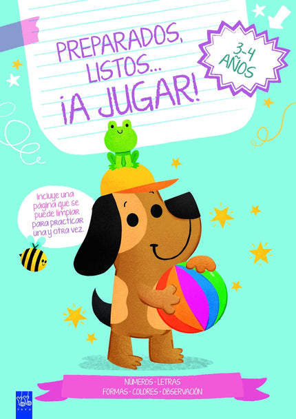 Preparados, Listos... ¡a Jugar! 3-4 Años Azul
