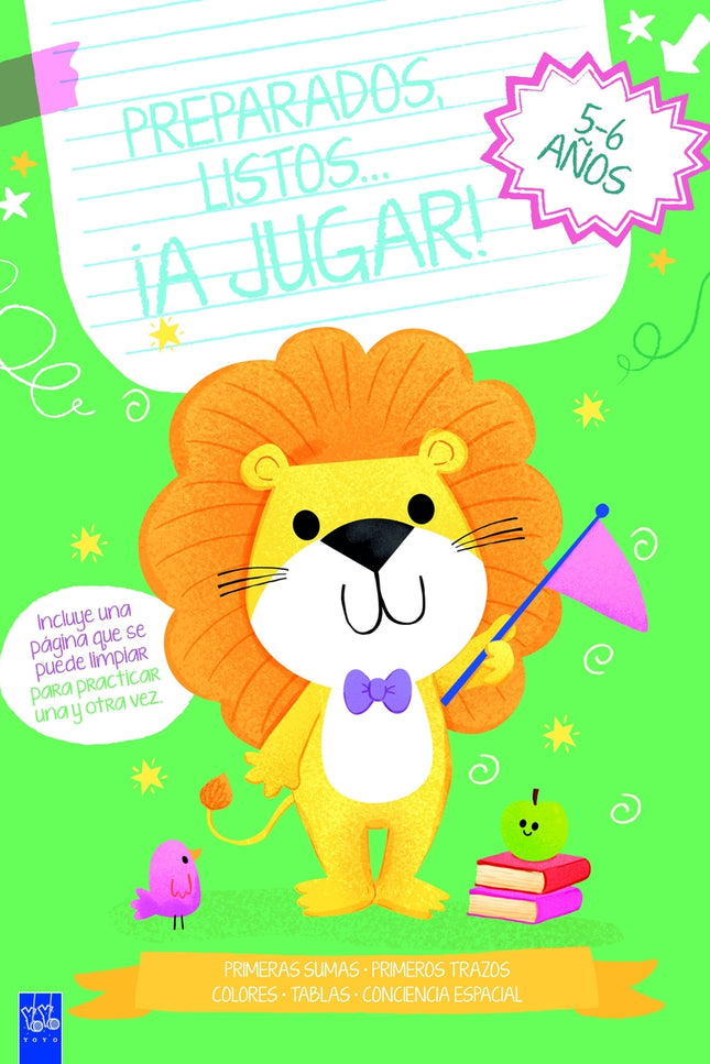 Preparados, Listos... ¡a Jugar! 5-6 Años Verde