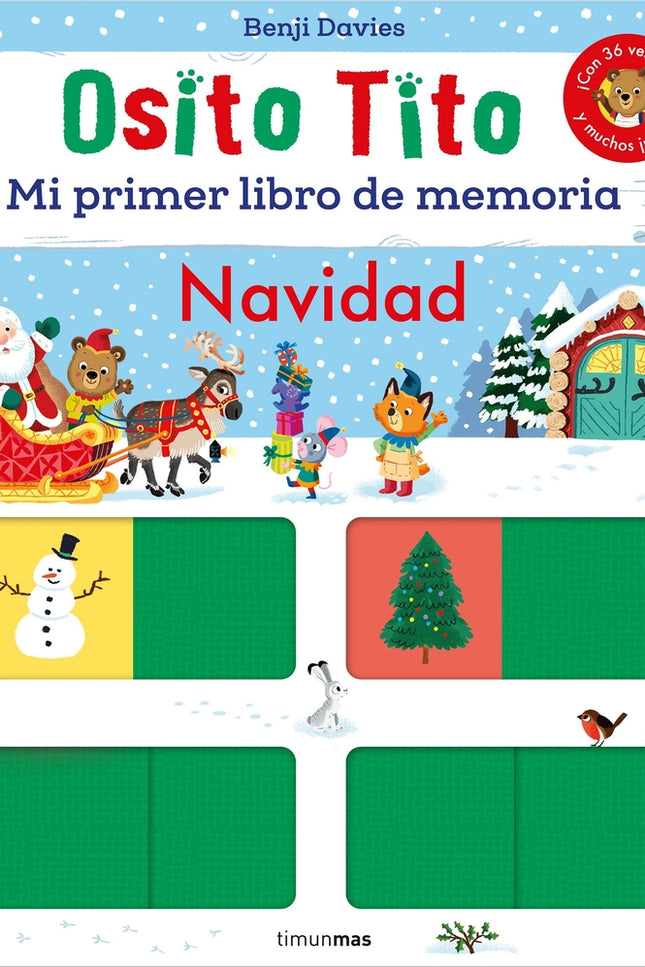 Osito Tito. Mi Primer Libro De Memoria. Navidad