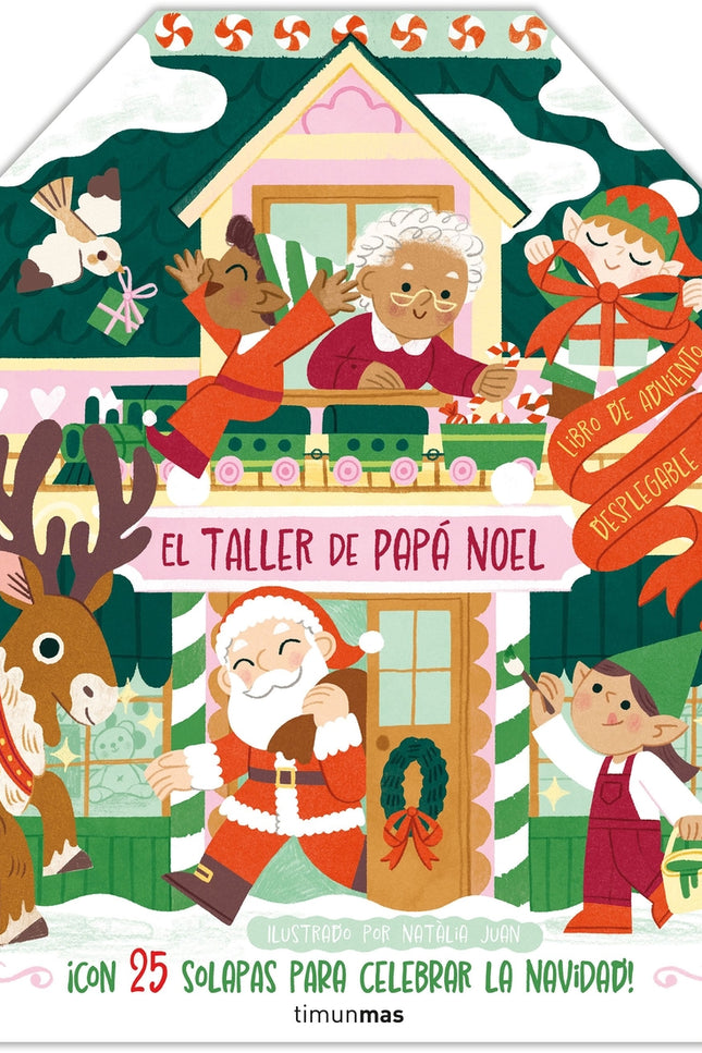 El Taller De Papá Noel. Libro De Adviento Desplegable