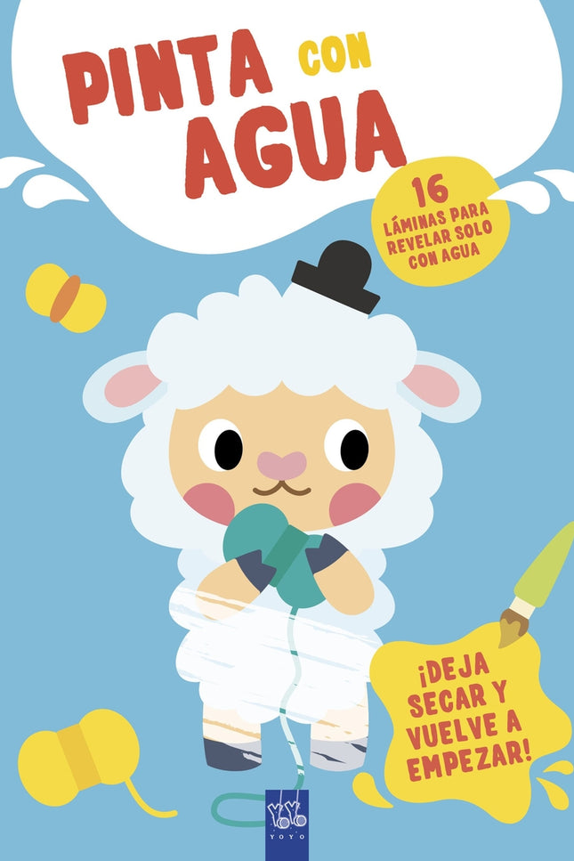 Pinta Con Agua. Oveja