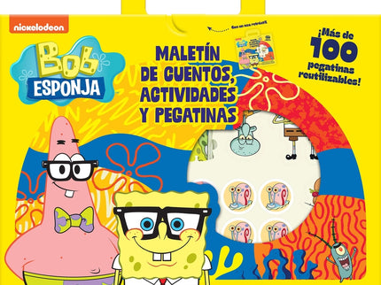 Bob Esponja. Maletín De Cuentos, Actividades Y Pegatinas