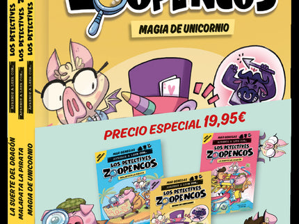 Pack Aprende A Leer Con... ¡los Detectives Zoopencos! 4, 5 Y 6: En Letra Mayúscu