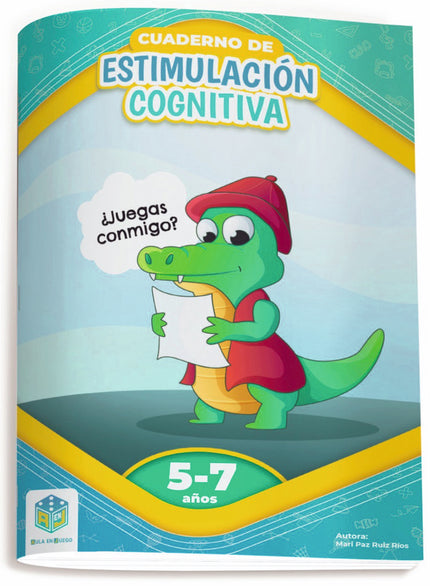 Cuaderno de estimulación cognitiva. ¿Juegas conmigo? 5-7 año - Mari Paz Ruiz Ríos - Tapa blanda