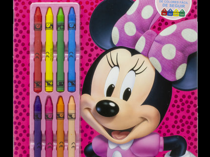 Minnie. Colorea Por Números Con Ceras
