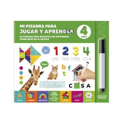 Mi Pizarra Para Jugar Y Aprender 4 Años