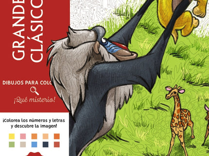 Dibujos Para Colorear, ¡qué Misterio! Grandes Clásicos