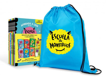 Pack Escueka De Monstruos Libros 1-8 (¡incluye Mochila!)