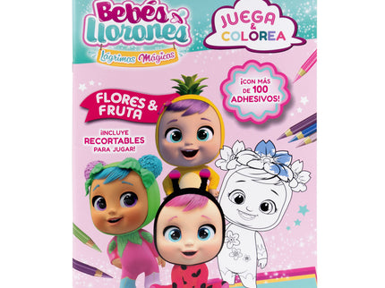 ¡juega Y Colorea Con Los Bebés! Flores