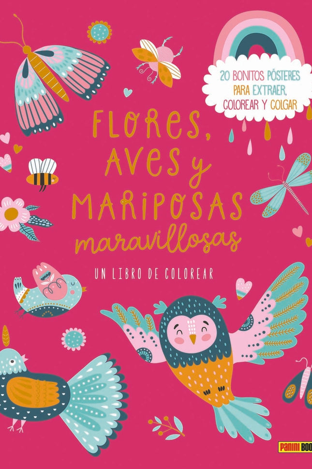 Flores, Aves Y Mariposas Maravillosas