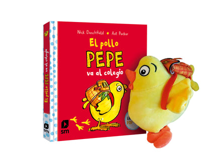 Pack El Pollo Pepe Va Al Colegio Con Muñeco