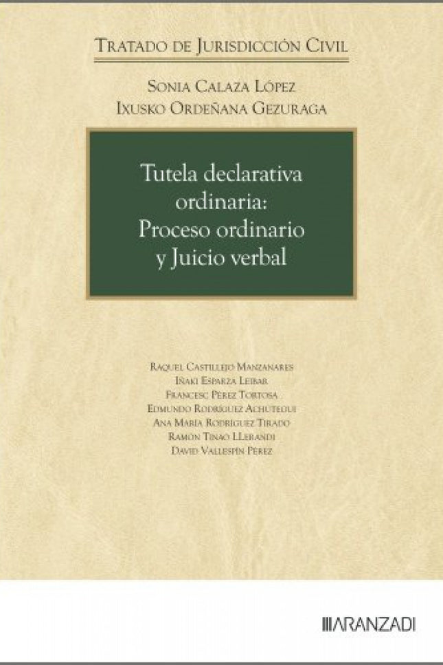 TUTELA DECLARATIVA ORDINARIA - AA.VV. - Tapa blanda