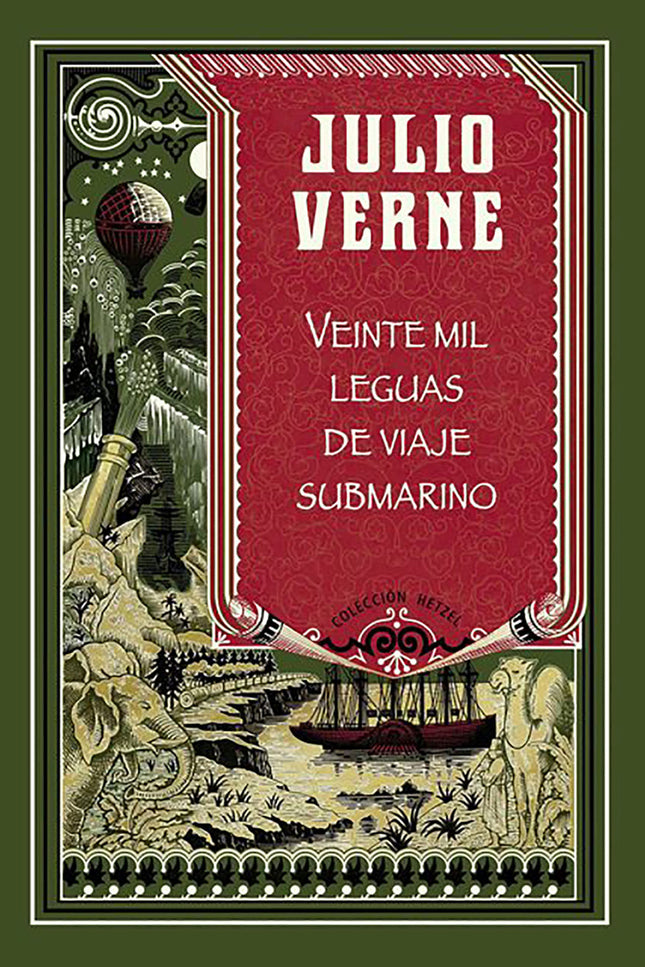 VEINTE MIL LEGUAS DE VIAJE SUBMARINO - Julio Verne - TAPA DURA